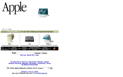 apple.com in 1998