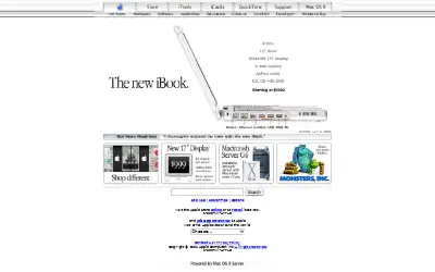 apple.com in 2001