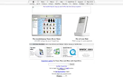 apple.com in 2003