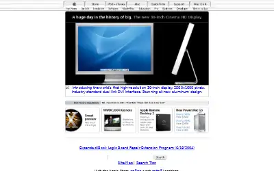 apple.com in 2004