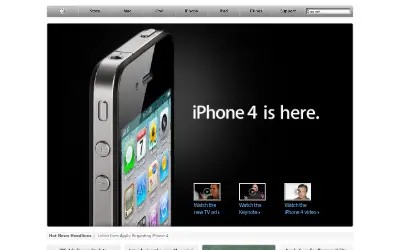 apple.com in 2010