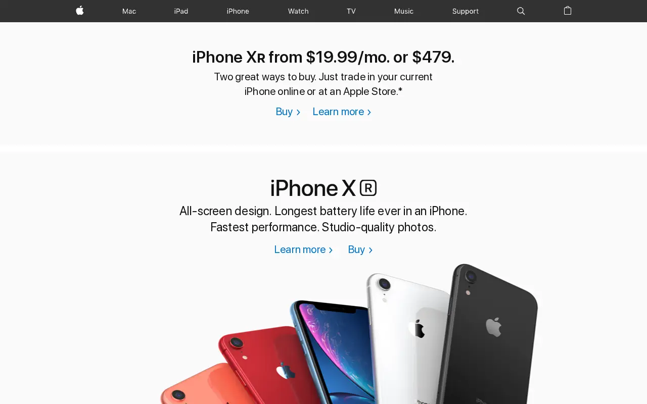 apple.com in 2019