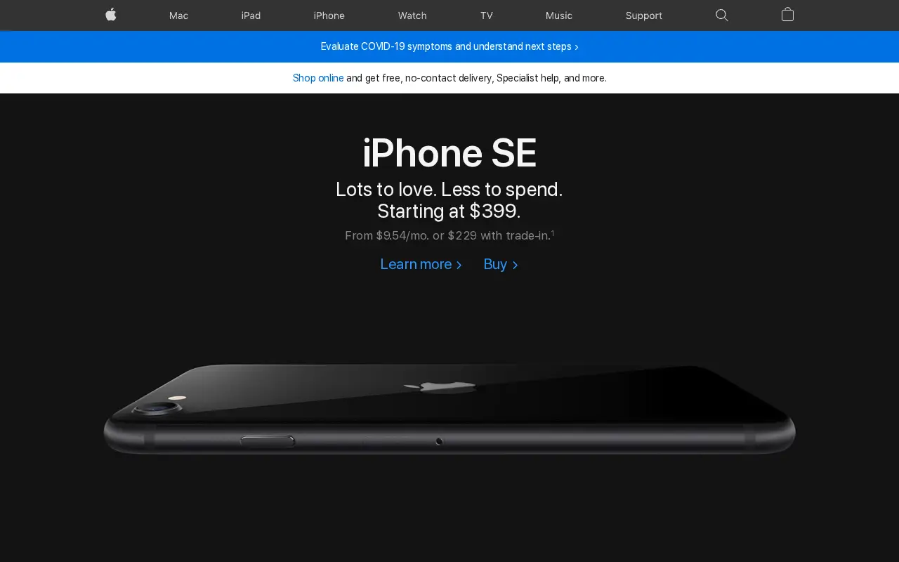 apple.com on July 1, 2020