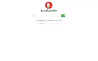 duckduckgo.com in 2011