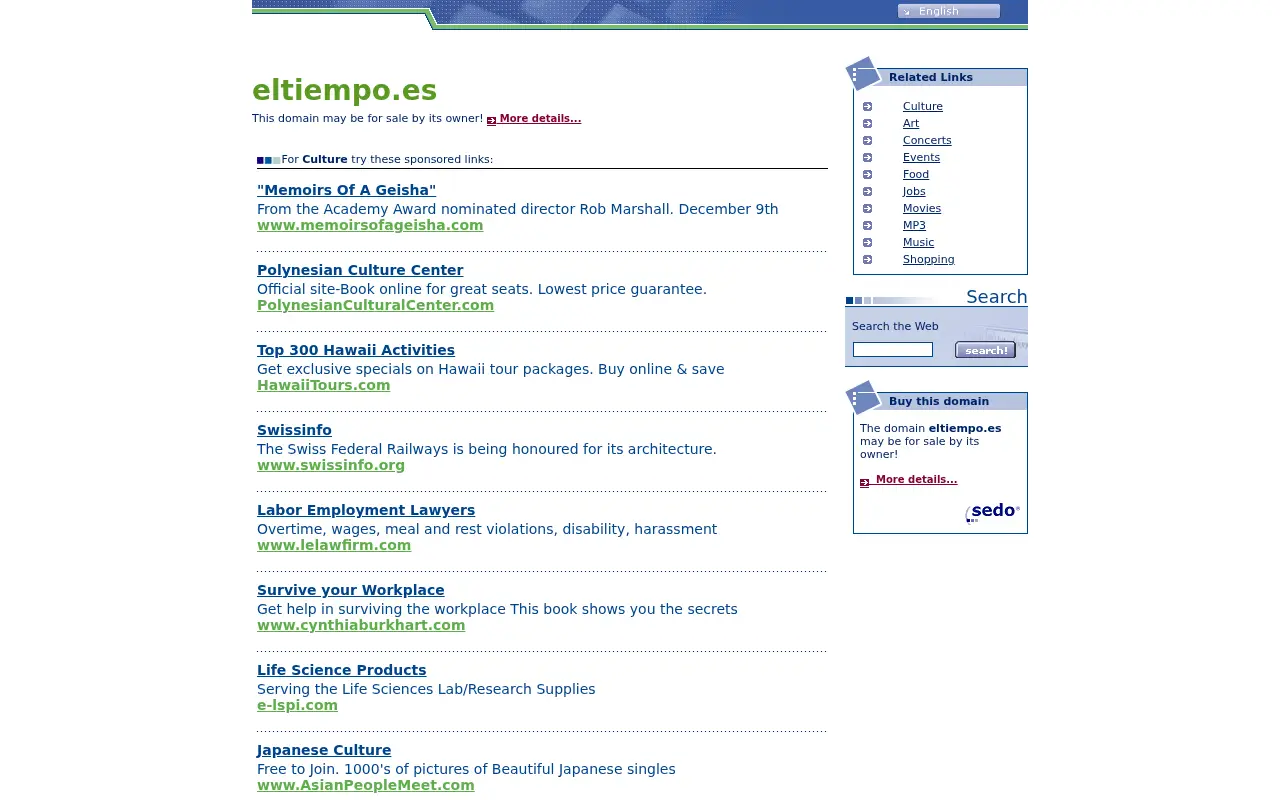 eltiempo.es in 2005