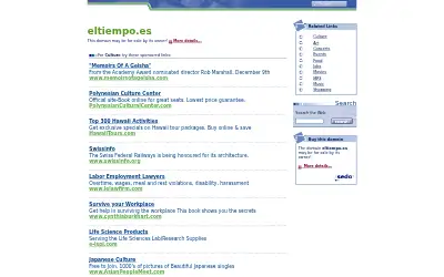 eltiempo.es in 2005