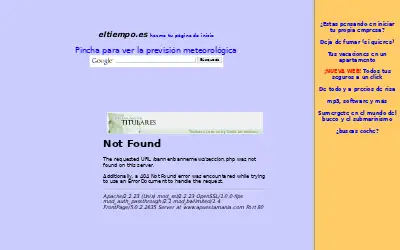 eltiempo.es in 2007