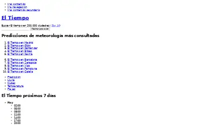 eltiempo.es in 2009