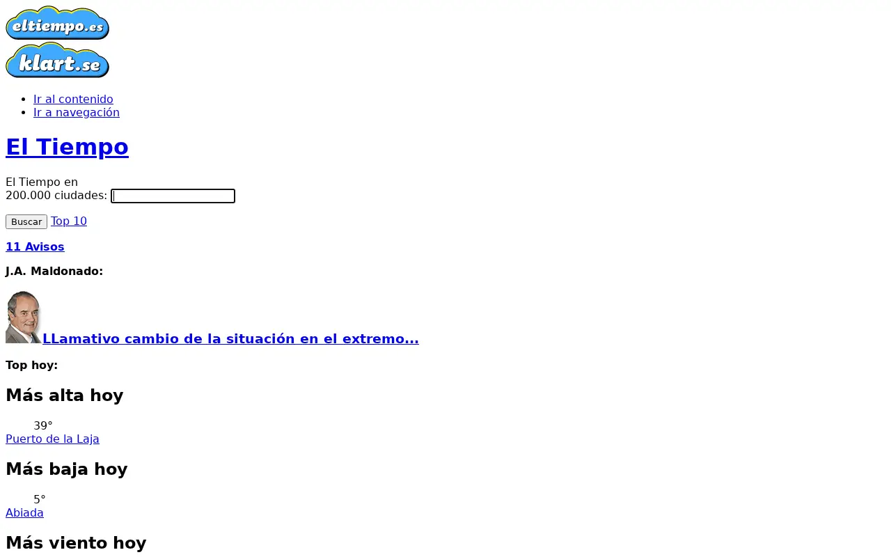 eltiempo.es on July 1, 2011