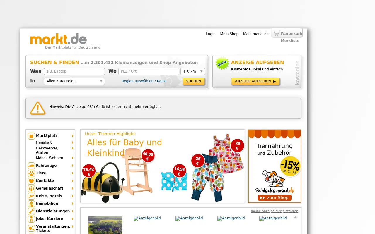 markt.de on July 1, 2013