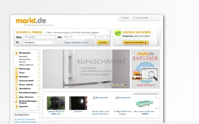 markt.de in 2018