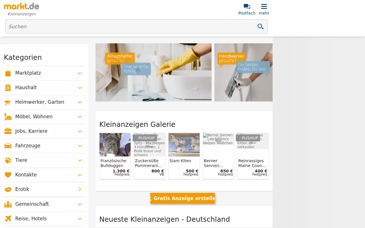 markt.de in 2023