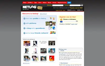 netlog.com in 2007