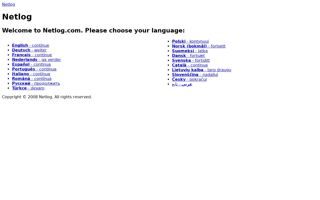 netlog.com on August 26, 2008