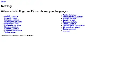 netlog.com in 2008