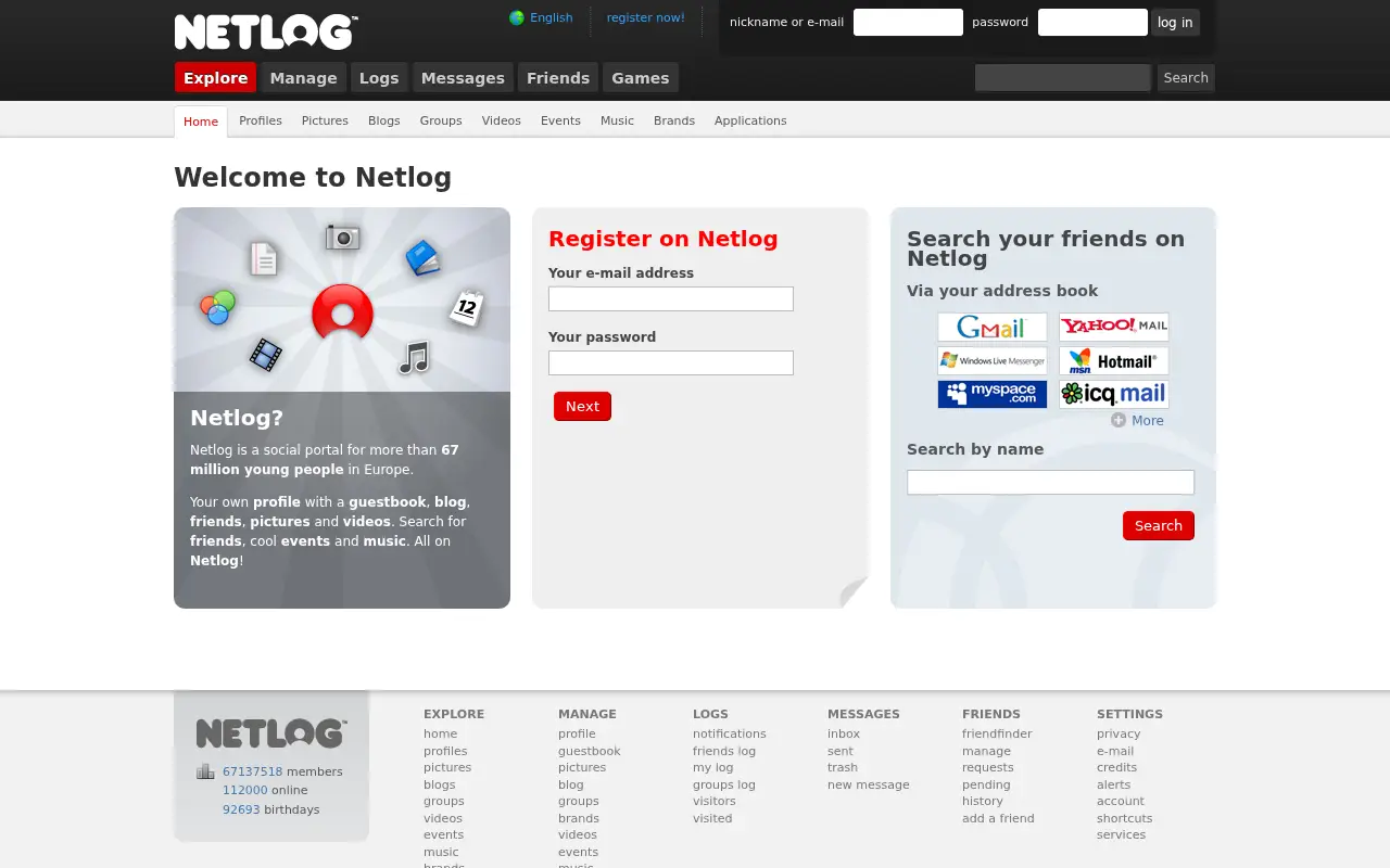 netlog.com in 2010