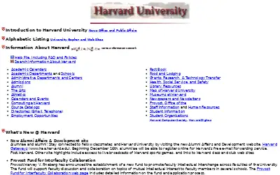 harvard.edu in 1998