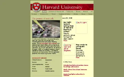 harvard.edu in 2005