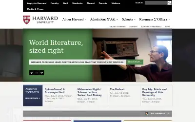 harvard.edu in 2012