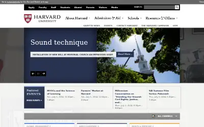 harvard.edu in 2014