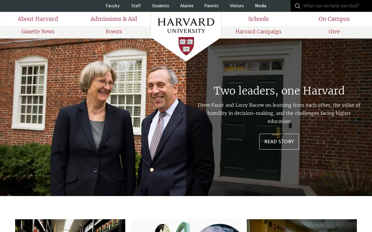 harvard.edu in 2018