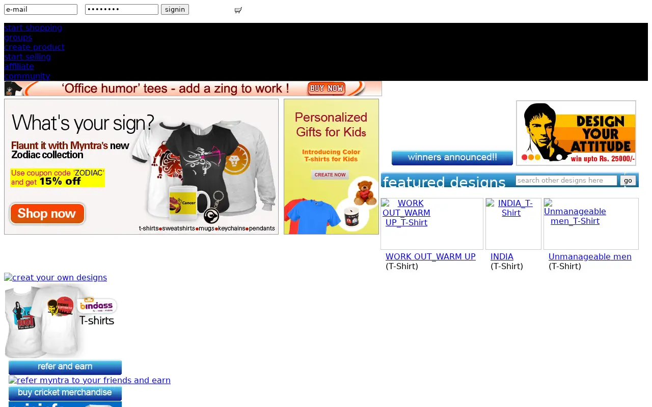 myntra.com in 2008