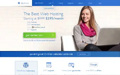 bluehost.com in 2017