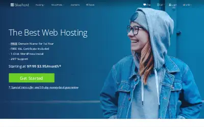 bluehost.com in 2019