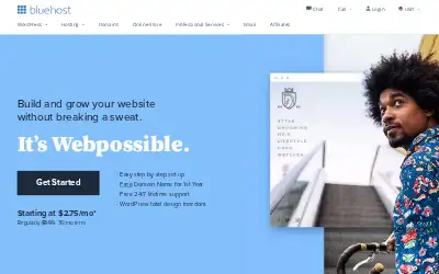 bluehost.com in 2021