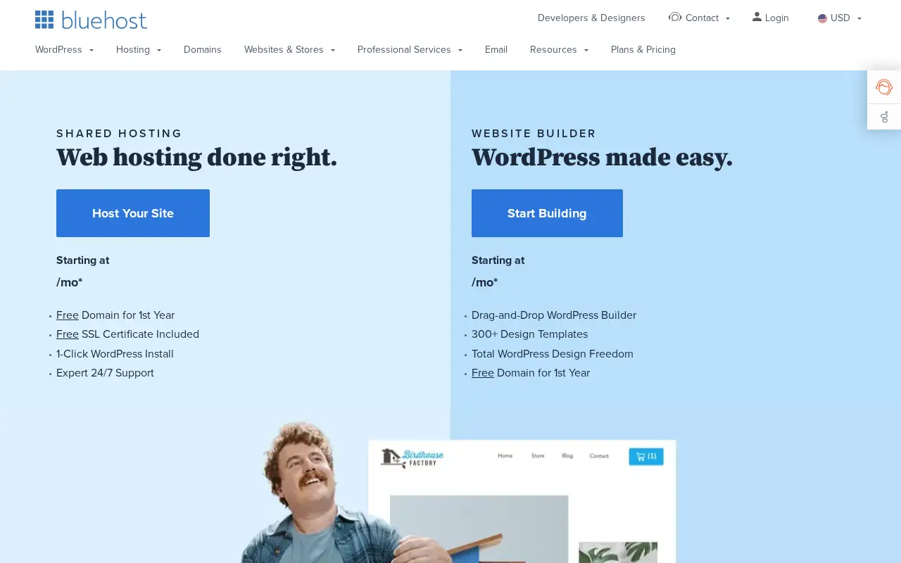 bluehost.com on June 30, 2022