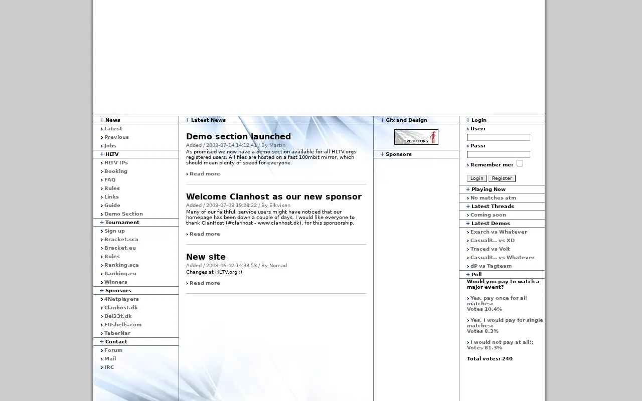 hltv.org on July 17, 2003