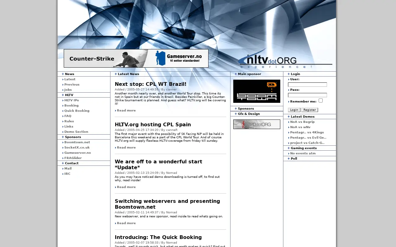hltv.org on July 1, 2005