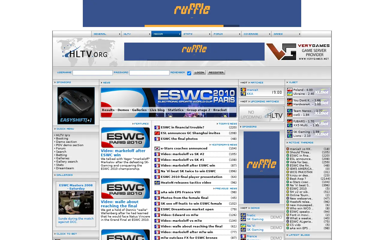 hltv.org in 2010