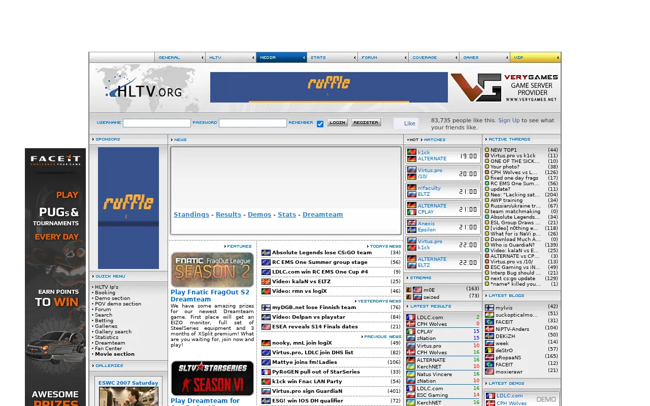 hltv.org in 2013