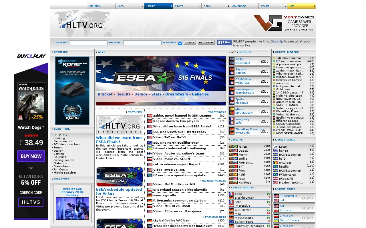 hltv.org on July 3, 2014