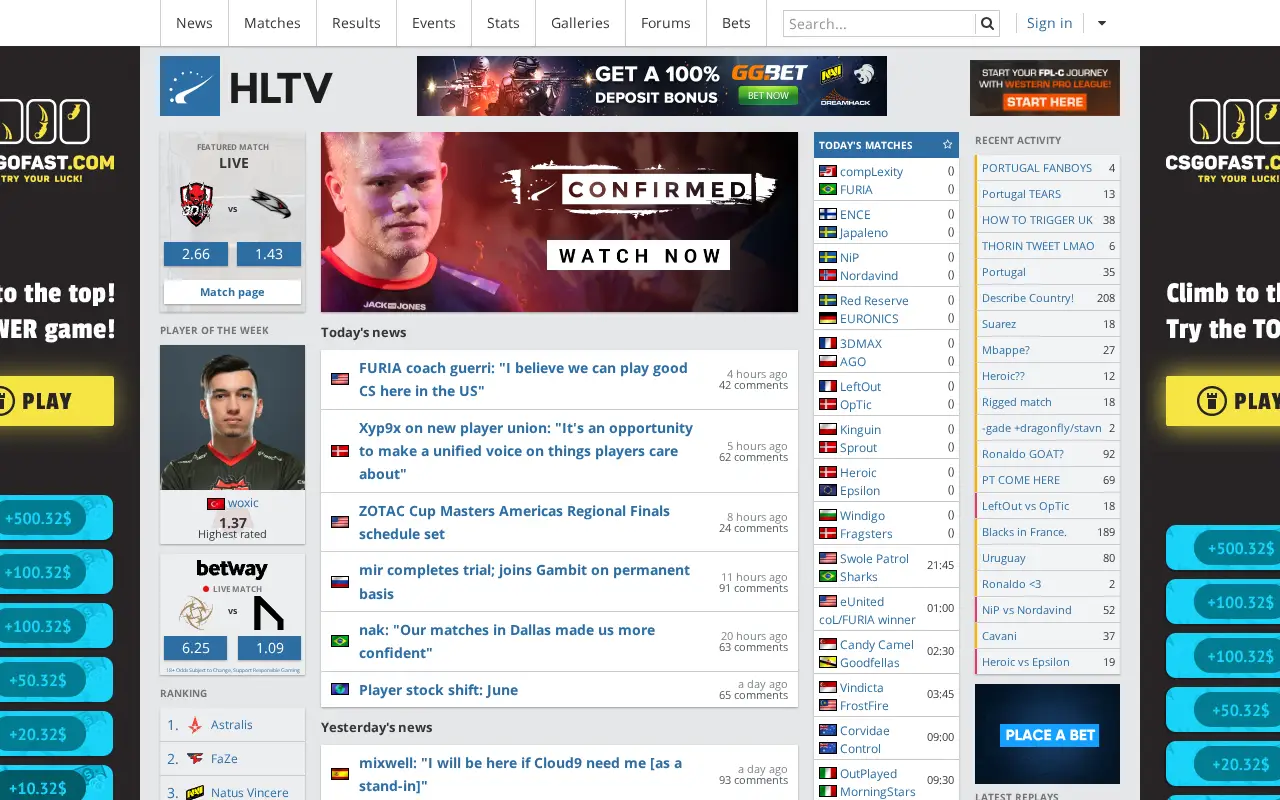 hltv.org on June 30, 2018
