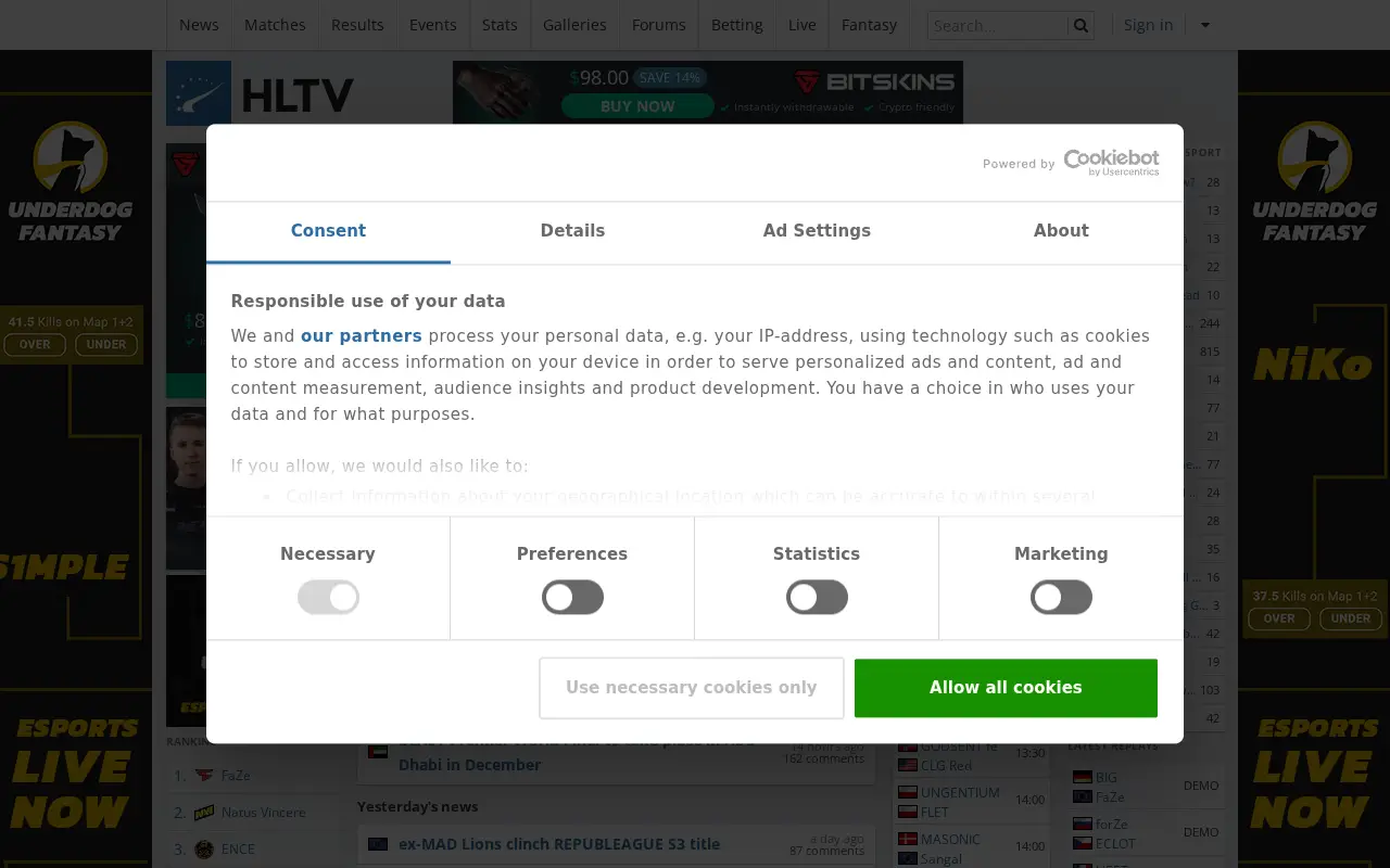 hltv.org in 2022