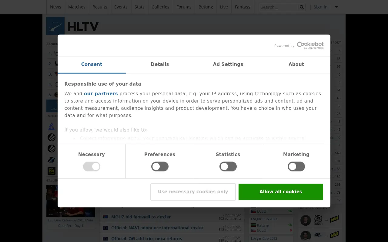 hltv.org in 2023