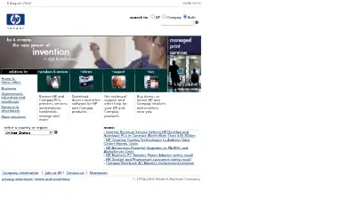 hp.com in 2002