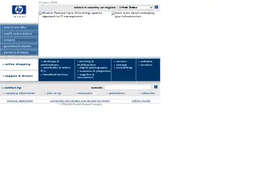 hp.com in 2003