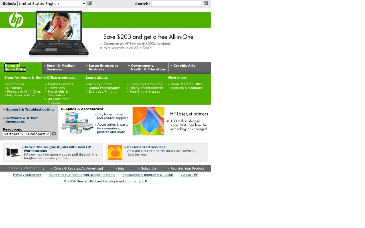 hp.com on July 1, 2006