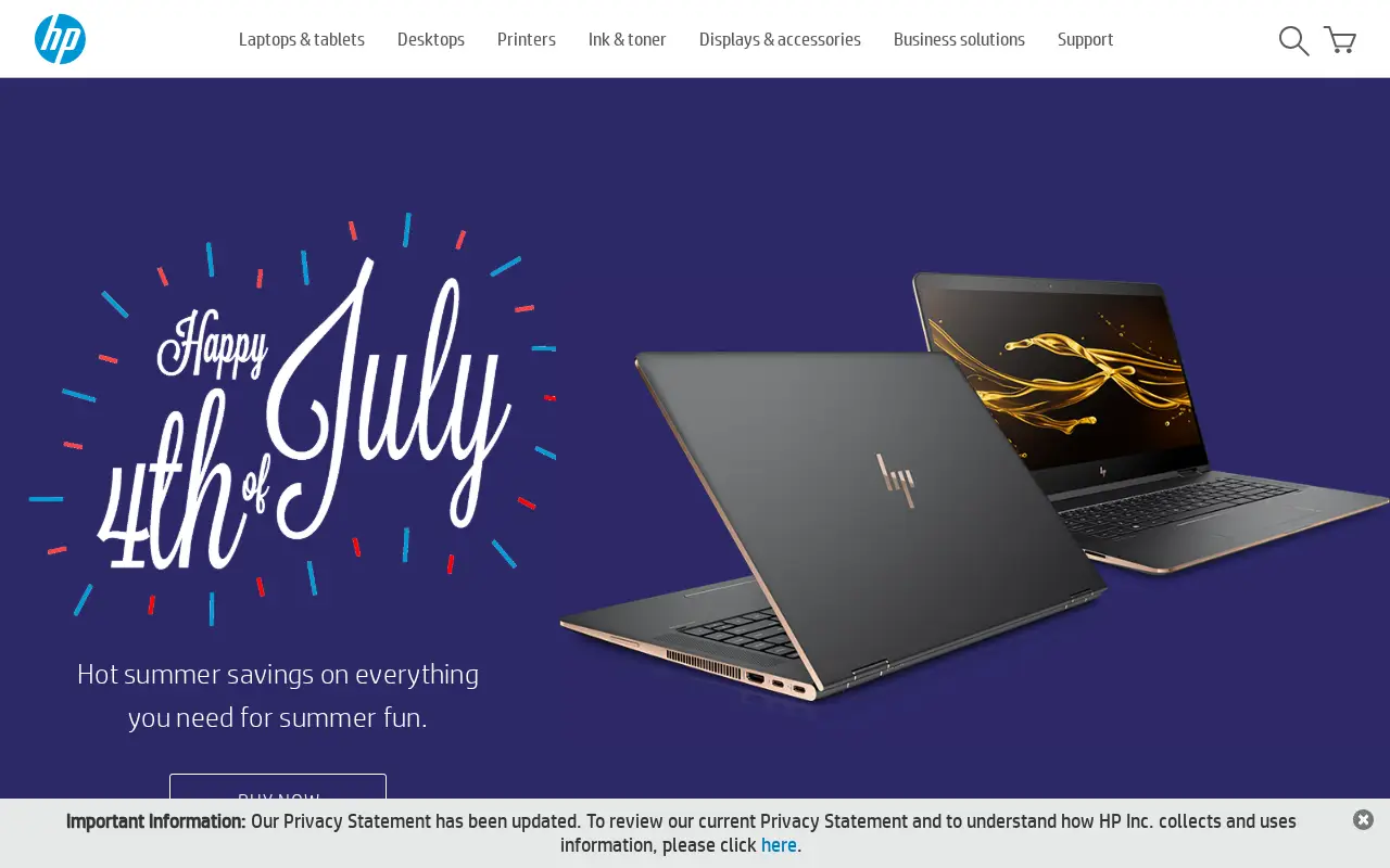 hp.com in 2018
