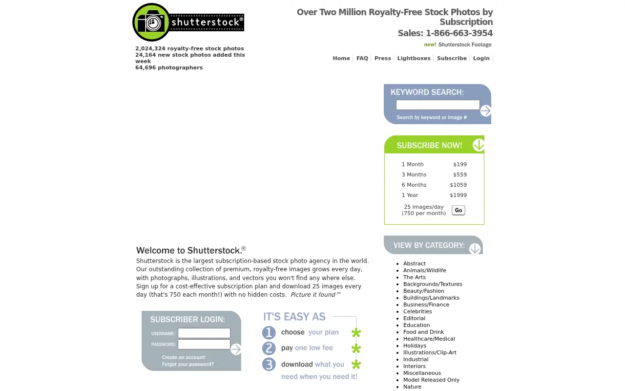 shutterstock.com in 2007
