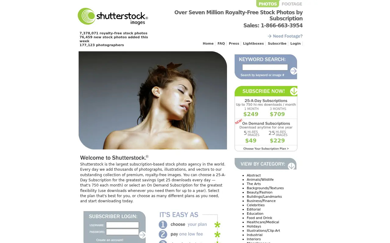 shutterstock.com in 2009