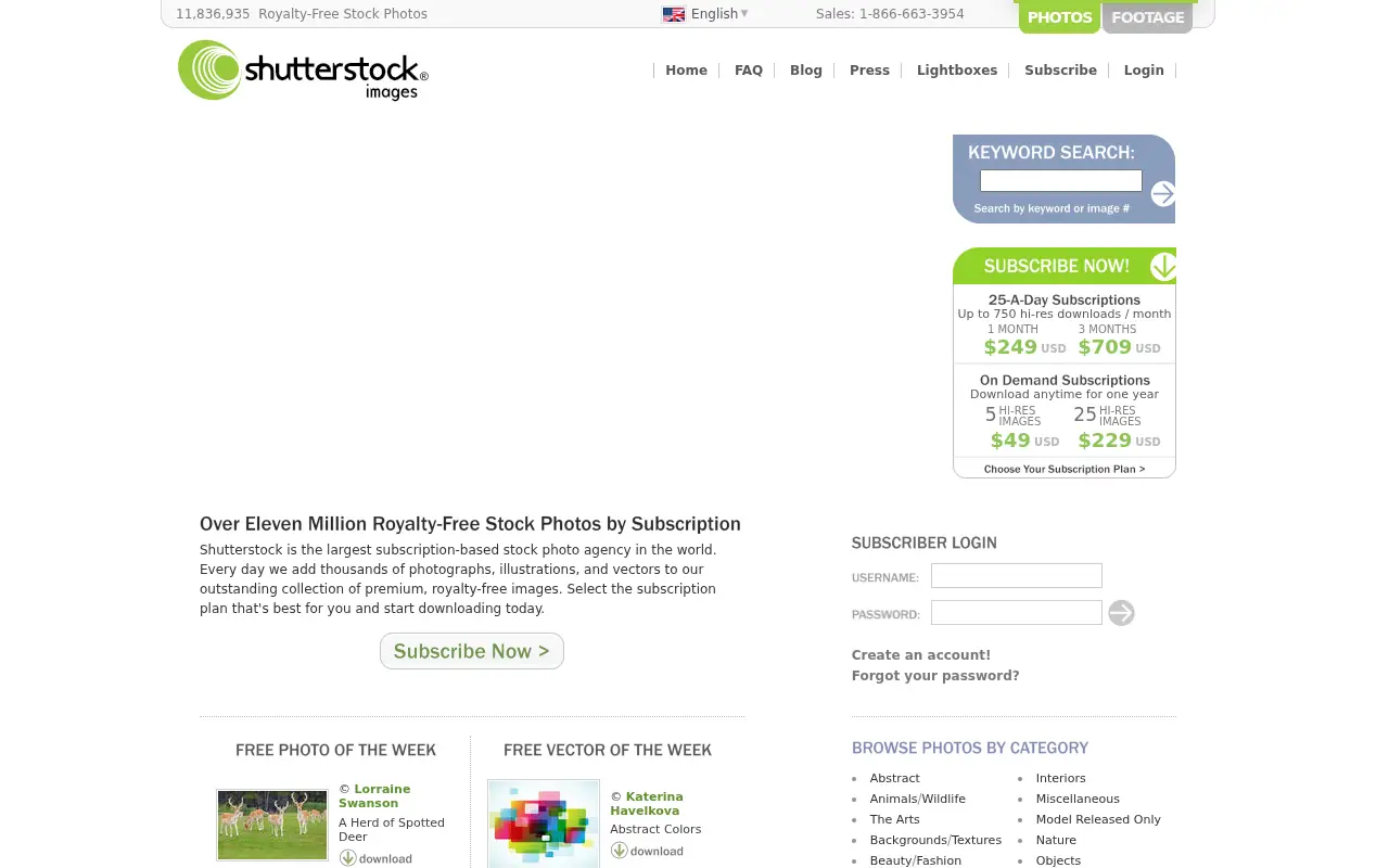 shutterstock.com in 2010