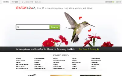 shutterstock.com in 2012