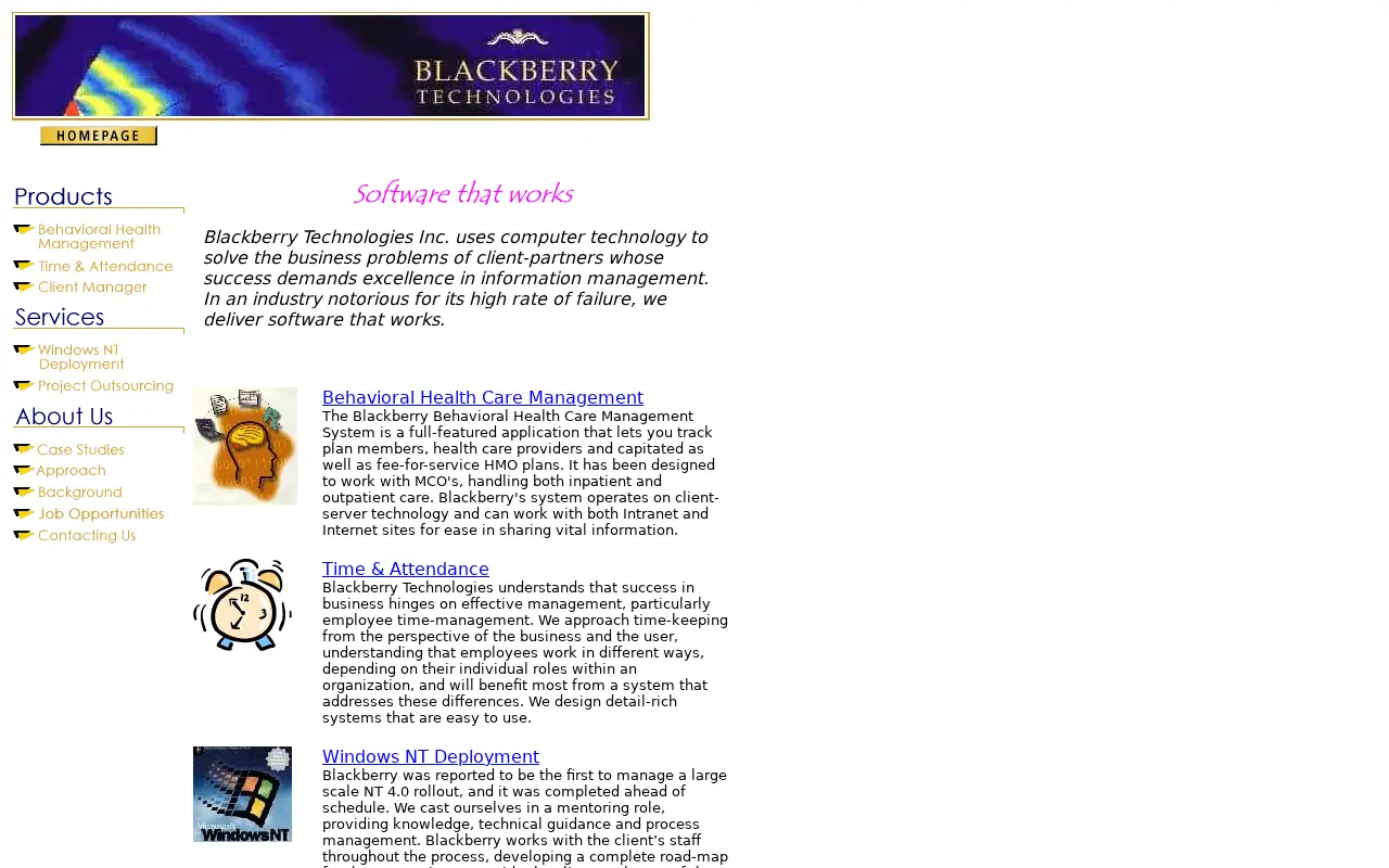 blackberry.com in 1998