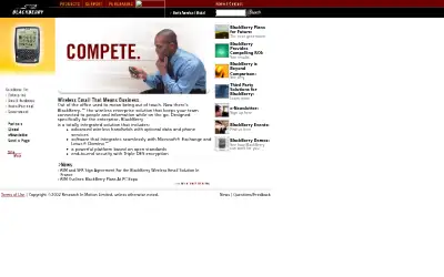 blackberry.com in 2002