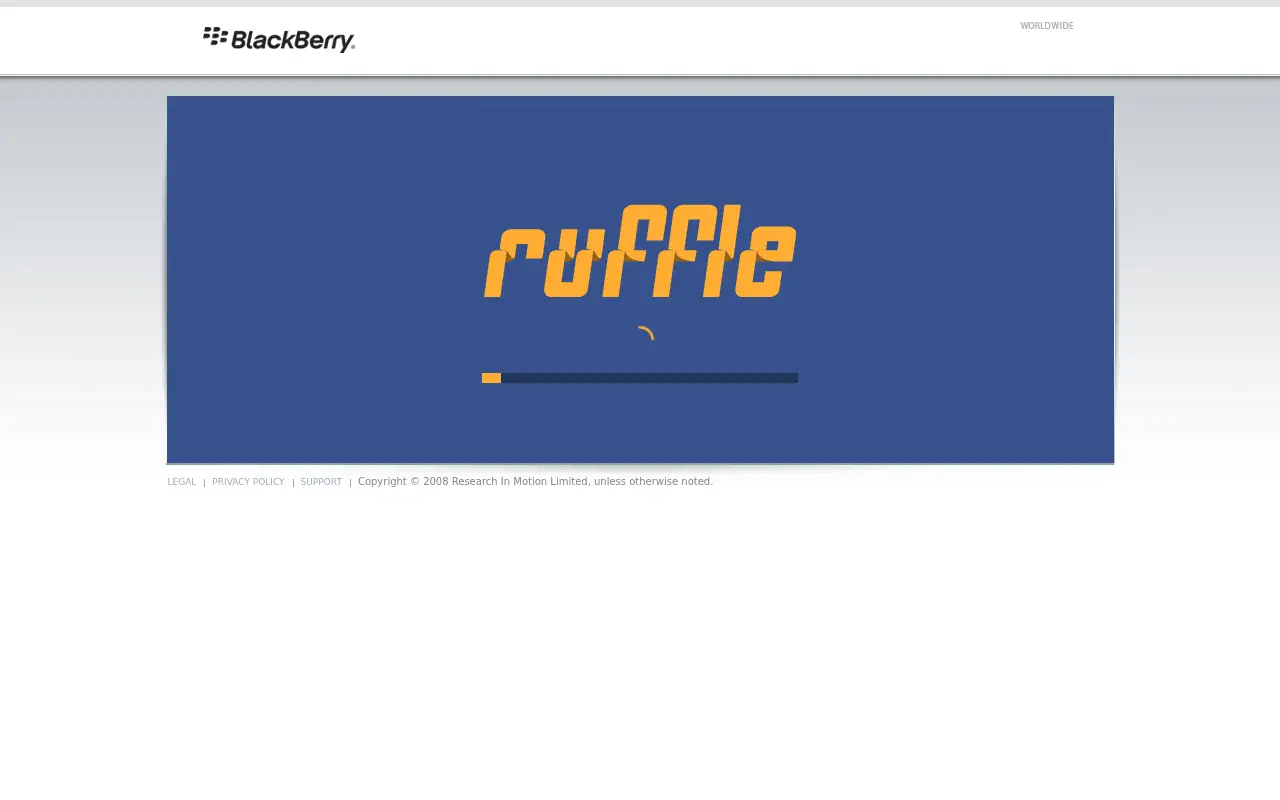 blackberry.com in 2008