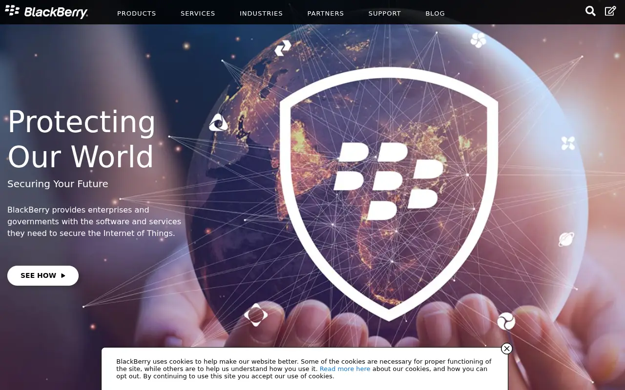 blackberry.com in 2019